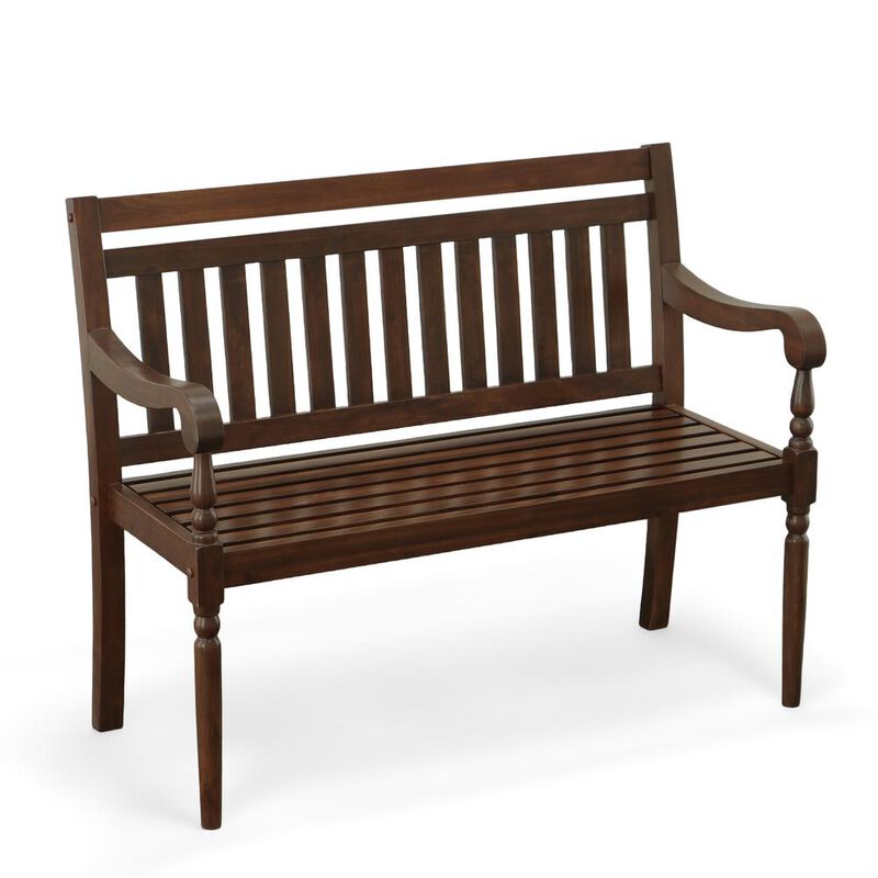 Carolina Living Belmont Outdoor Wooden Bench - Elm