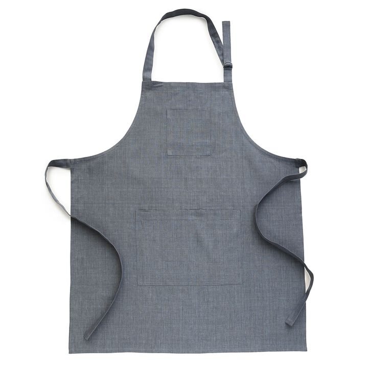 Solino Home 100% Pure Linen Apron - Kitchen Linen