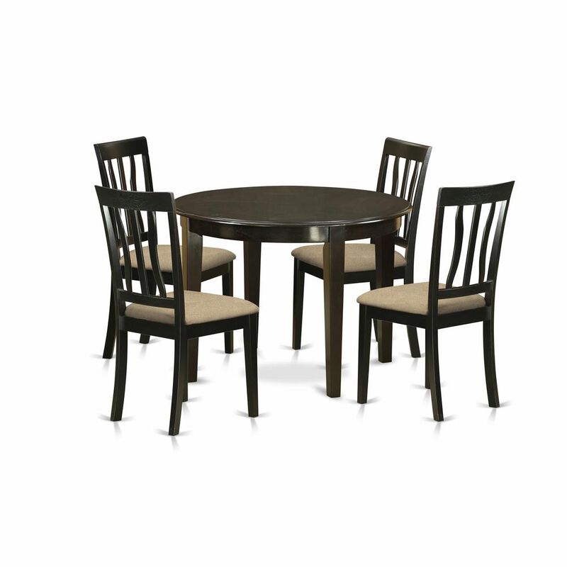 5 PC small Kitchen Table set-Kitchen Table and 4 Kitchen Chairs