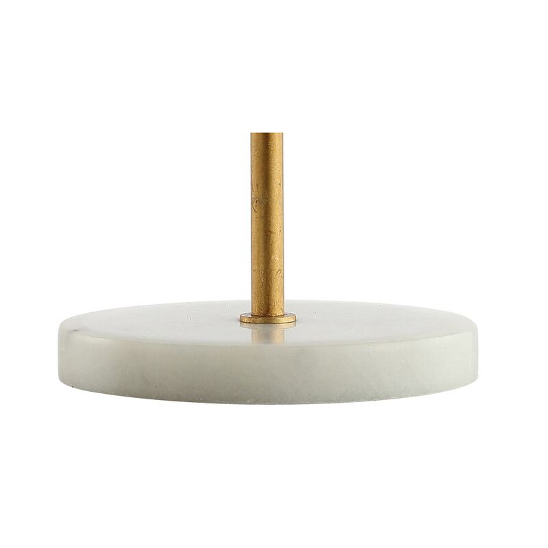 Ella Dome Metal with Marble Base LED Table Lamp