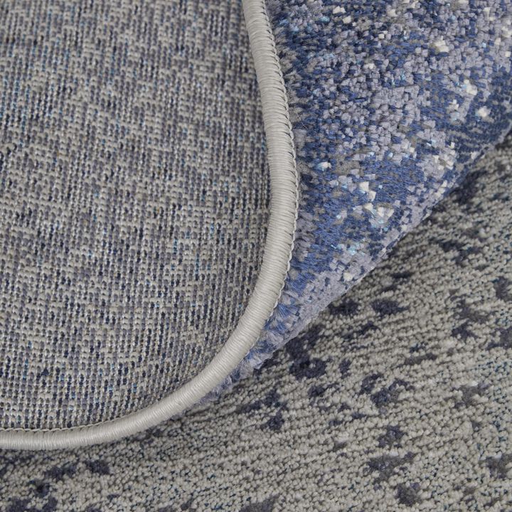 HomeRoots Abstract Power Loom Runner Rug