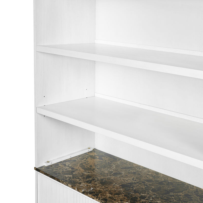 Dilut Tall Bookcase Storage Cabinet image number 5