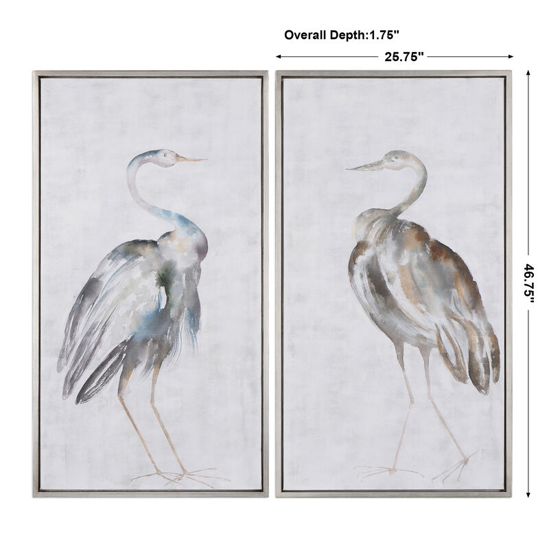 Summer Birds Framed Art (Set of 2)