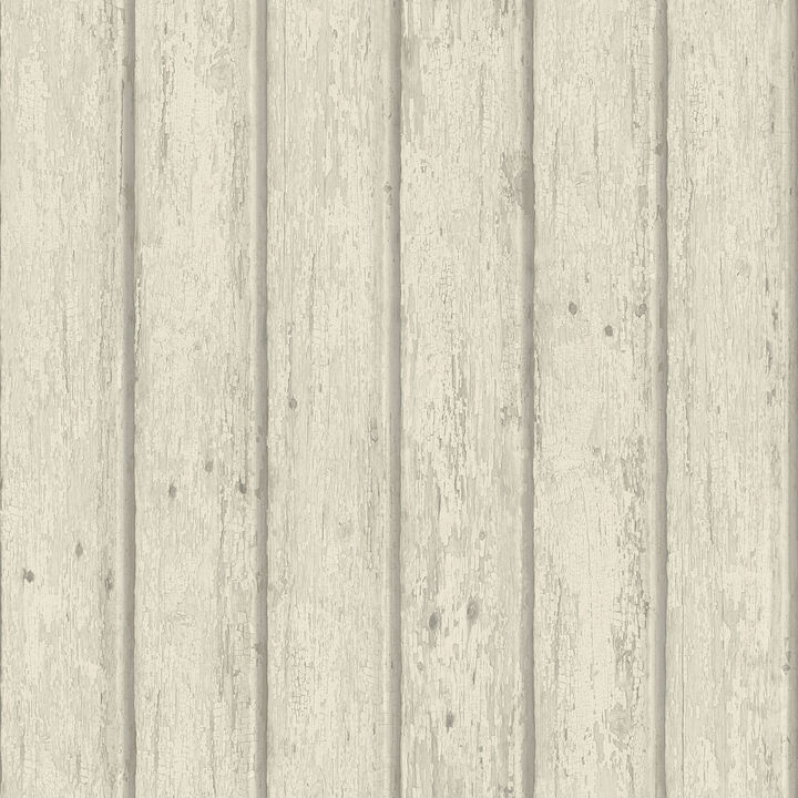 Jack Beige Weathered Clapboards Wallpaper (Set of 2)