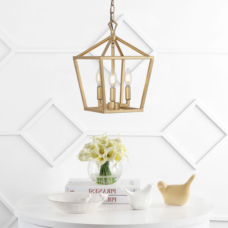 PagodaBulb Lantern Metal LED Pendant