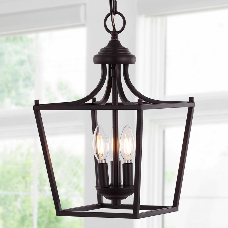 Camden Iron Classic Midcentury Pendant Lantern