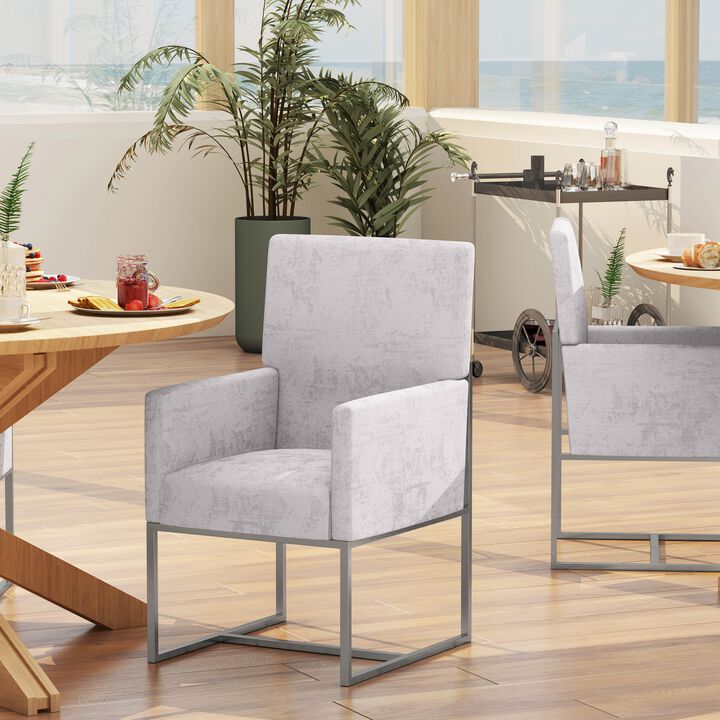 Element Light Gray Dining Arm Chairs (Set of 2)