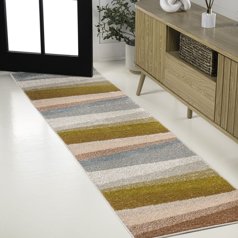 Prism Geometric Striped Area Rug