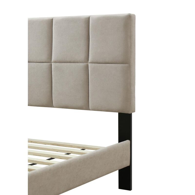 Evelyn Upholstered King Bed In A Box