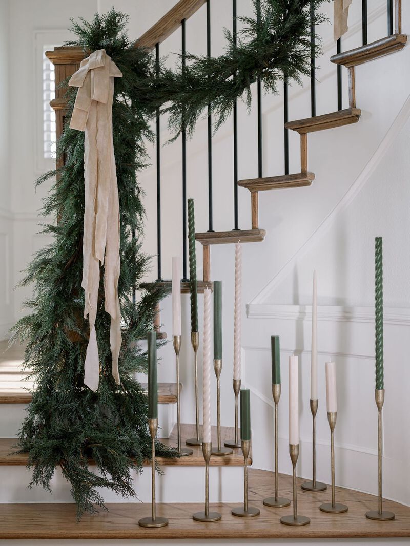 9' Faux Cedar Garland Evergreen image number 3