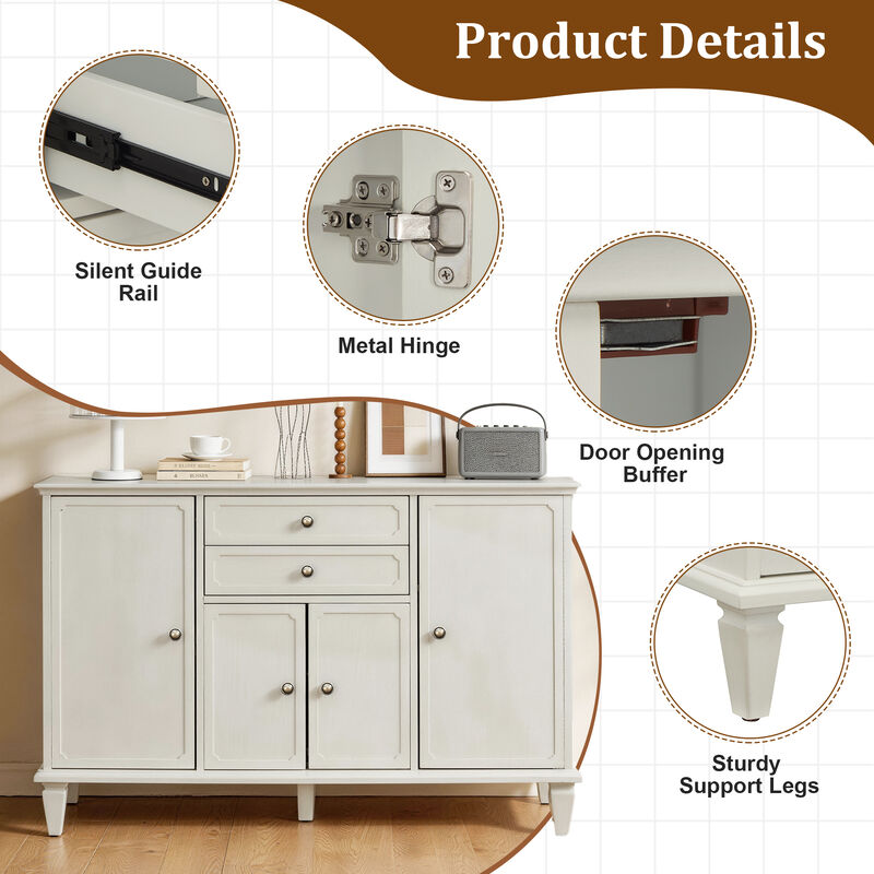 Vadvik Sideboard Cabinet with 4 Doors image number 2