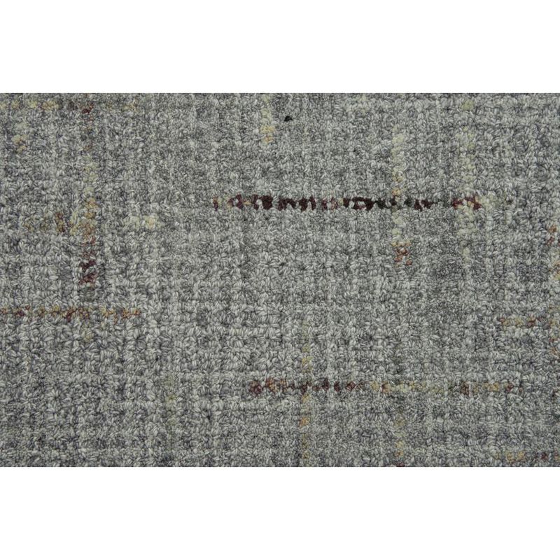 Hand Tufted Loop Pile Wool Rug, 7'6" x 9'6"