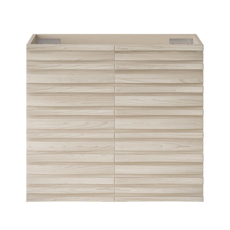 Cascade 24" Wall-Mounted Bathroom Vanity Cabinet without Top in White Oak image number 0