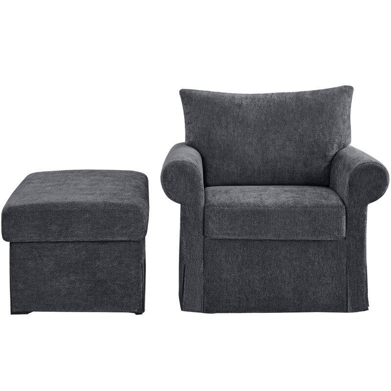 Nogbuf Chenille Accent Chair image number 7