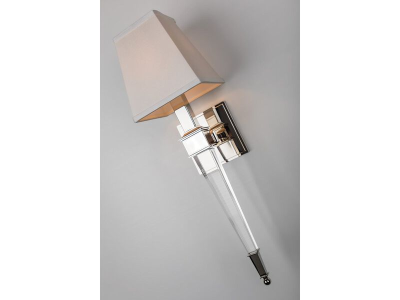 Ruskin Nickel Wall Sconce image number 6