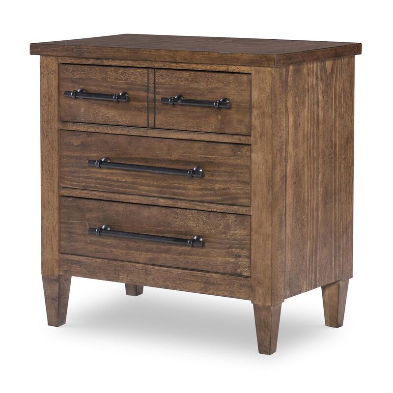 Legacy Classic Artisan's Place Bedside Chest (3 Drawers, Power W/ 2 Outlets, 1 USB + 1 USB-C)