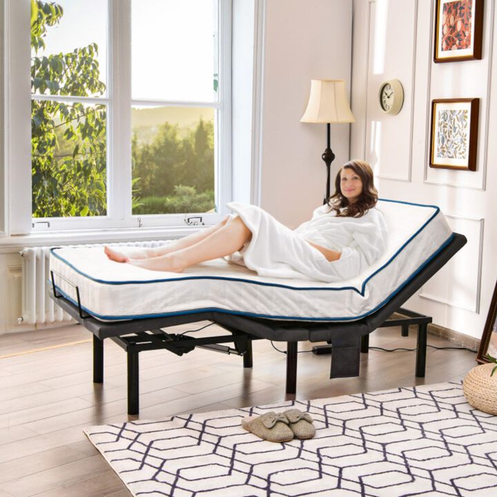 Adjustable Bed Base Electric Bed Frame with Massage Modes