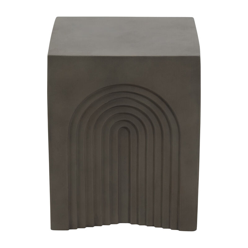 Concrete Arches Square Accent Table image number 0