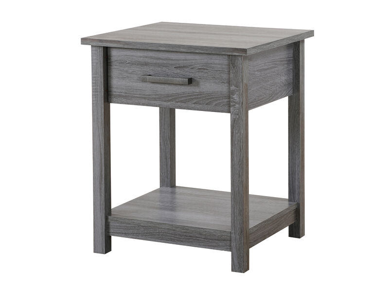 Salem 1-Drawer Nightstand (24 in. H x 19 in. W x 20 in. D) image number 2