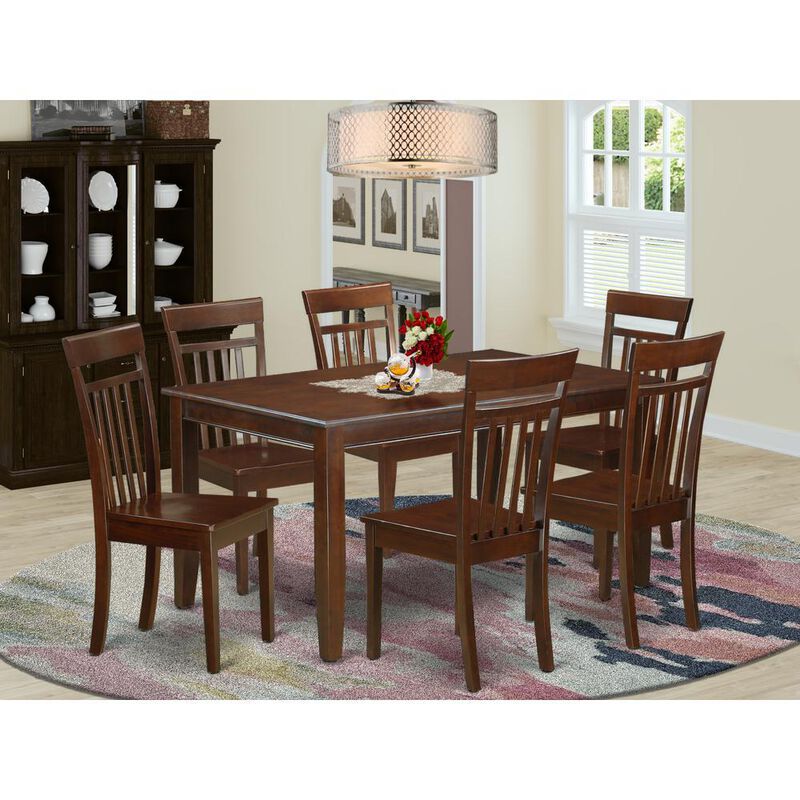 7 PC Dining room set for 6- Dinette Table and 6 dinette chair
