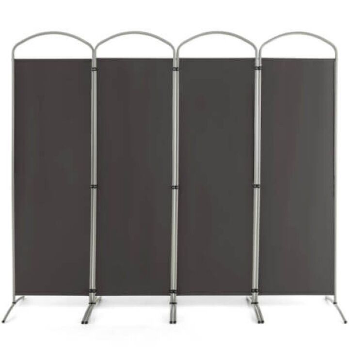 Hivvago 6.2Ft Folding 4-Panel Room Divider for Home Office Living Room