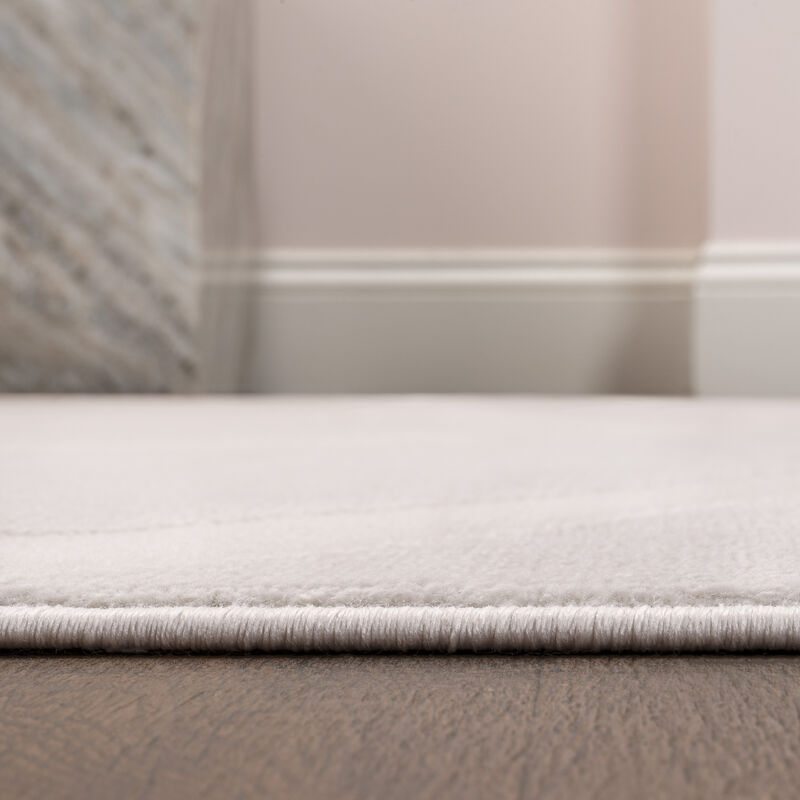 Aelius MidCentury Scandinavian Abstract Sun Two-Tone High-Low Area Rug