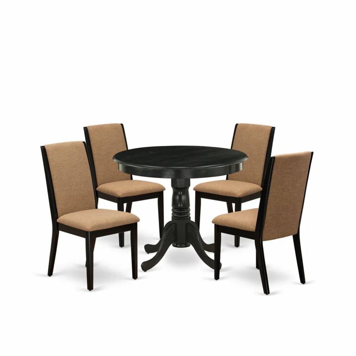 Dining Room Set Wirebrushed Black