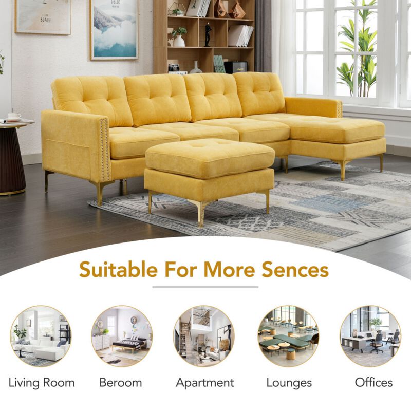 Celit U-Shape Sectional Sofa image number 5