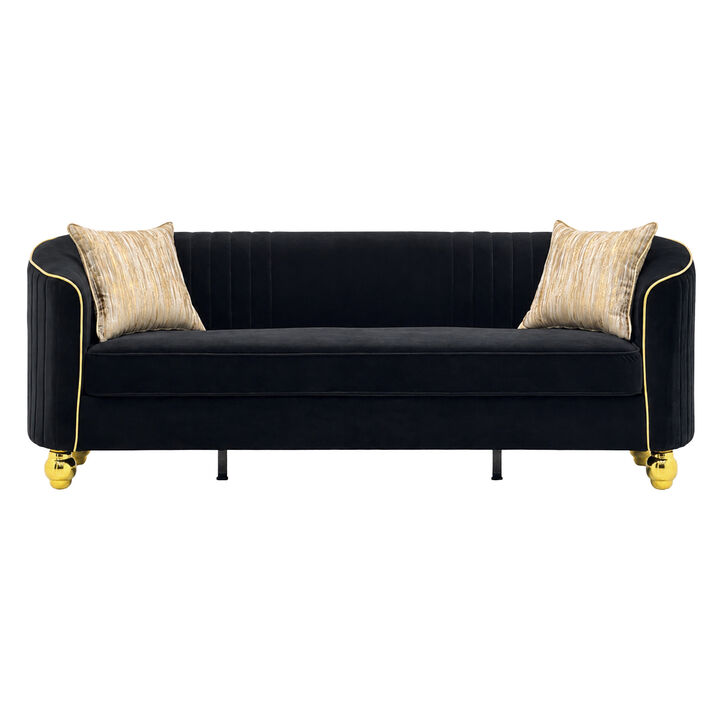 Grebol 3 Seater Velvet Sofa