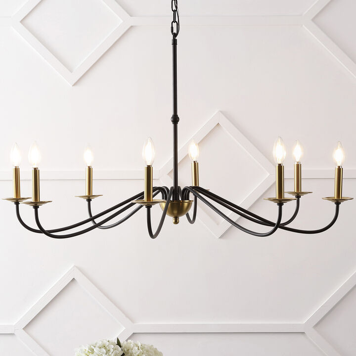 Wicklow Bohemian Farmhouse Iron LED Chandelier