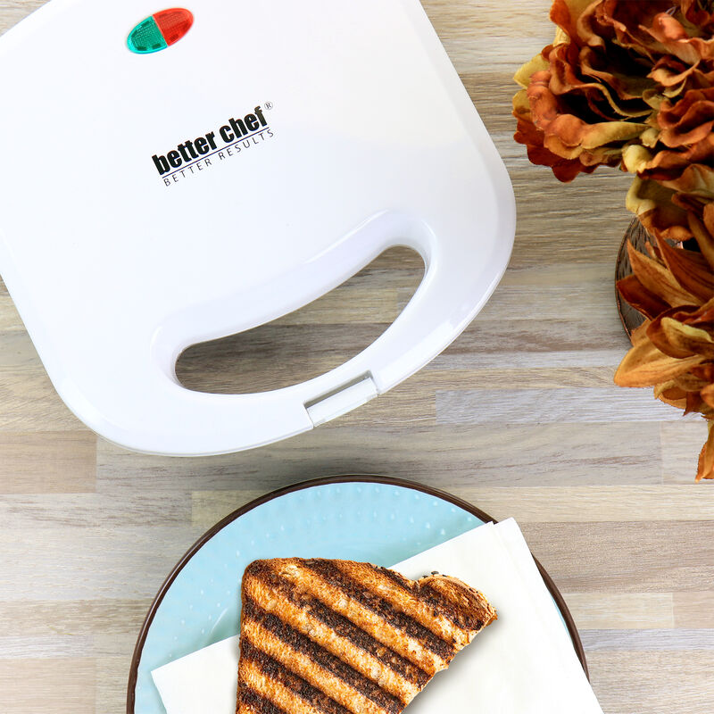 Better Chef Nonstick Panini Contact Grill in White image number 1