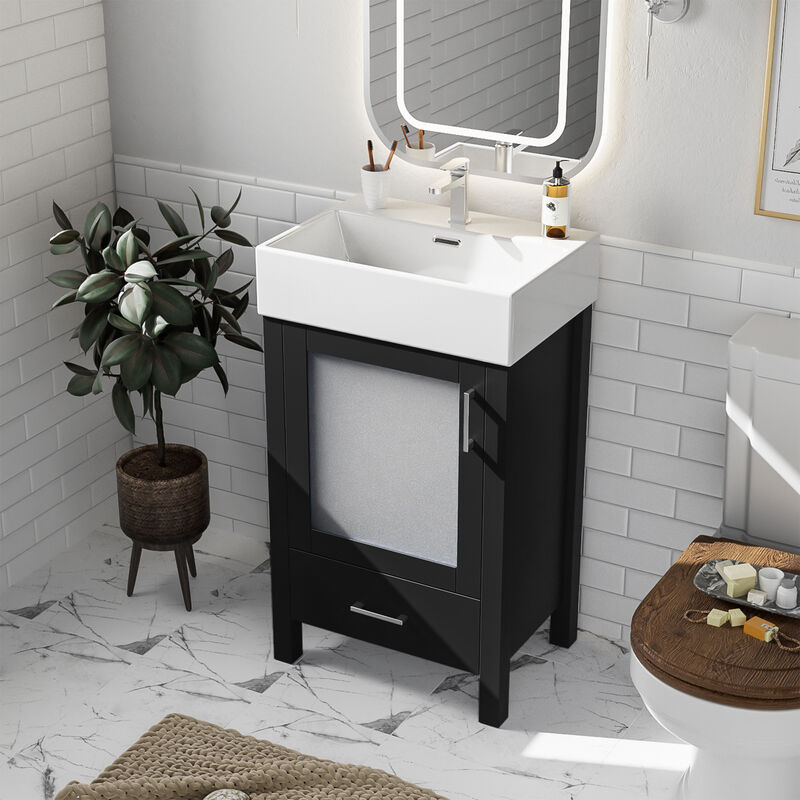 Merax Bathroom Vanity with Ceramic Sink