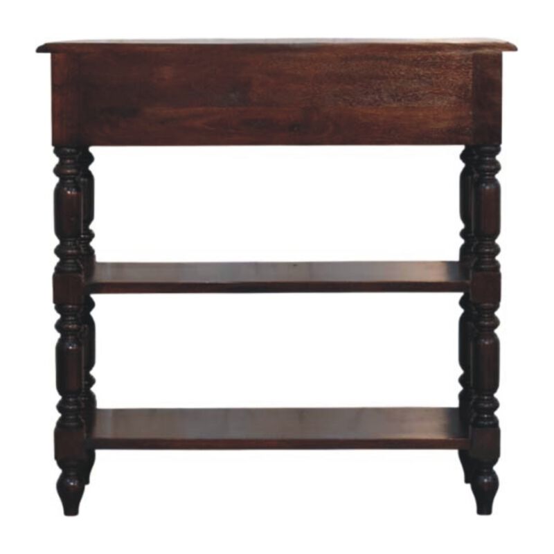 Artisan Furniture Solid Wood  Turned legs Cherry Side Table
