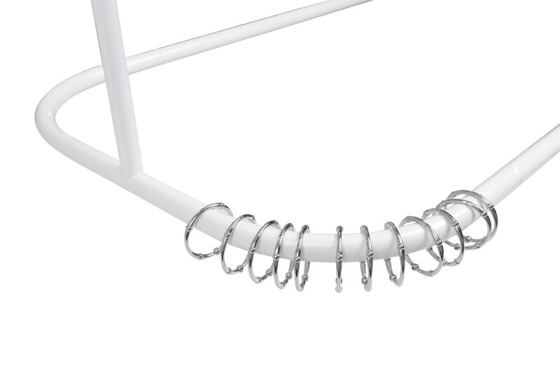 Rustproof Aluminum Hoop Shower Rod image number 5