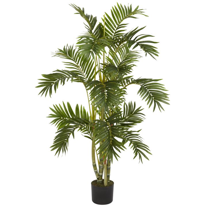 Hivvago 4' Areca Palm Silk Tree
