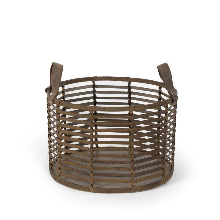 Finn Leather Basket