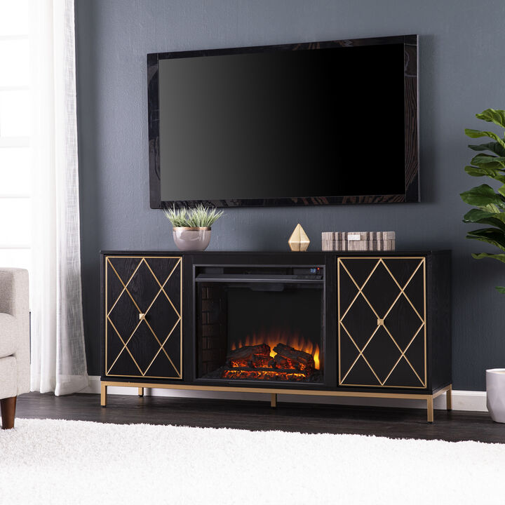 Nelson Fireplace  Console