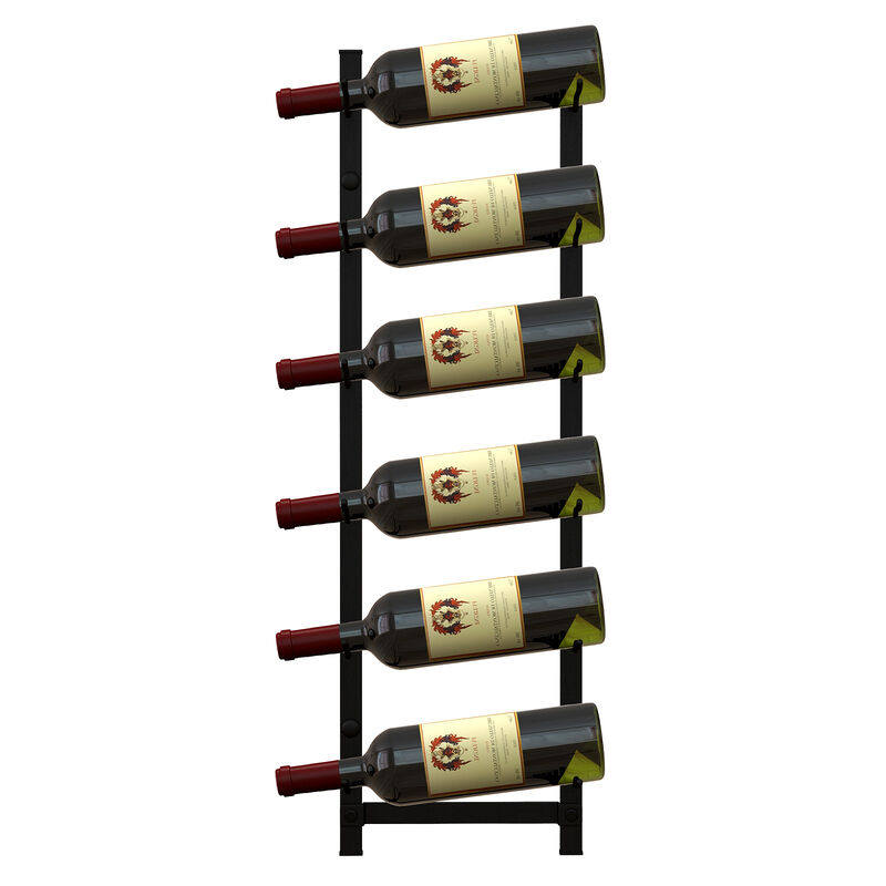 Rust proof Wall Mounted Wine Rack for 6/9/12 Bottles