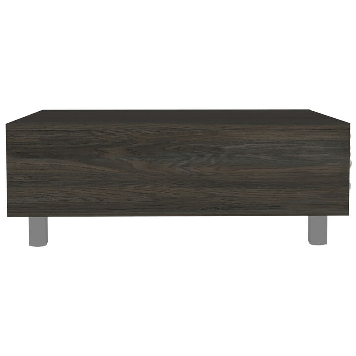 Gambia Lift Top Coffee Table, Four Legs -Espresso