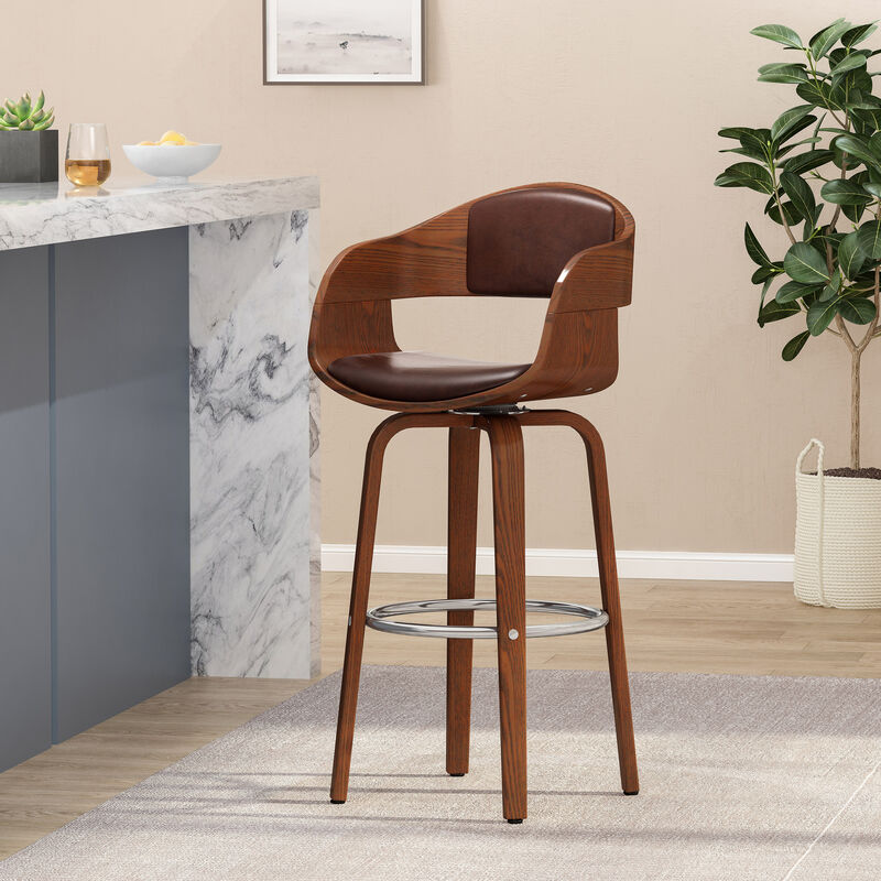 Merax Swivel  Bar Stool for Dining Room