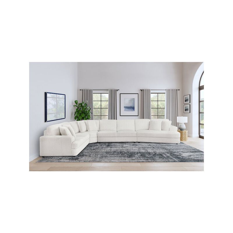 Coaster Co. of America Emberson 4-piece Upholstered Modular Sectional Sofa Ivory image number 3