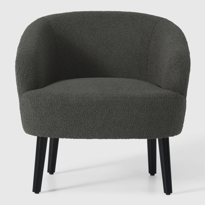 WestinTrends 29" Wide Mid Century Modern Club Barrel Accent Armchair