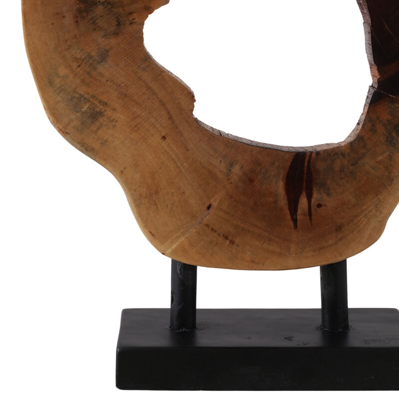 19x14" Open Wood Disc On Stand image number 4