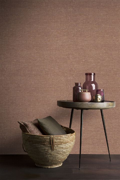 Faux Hemp Texture Wallpaper