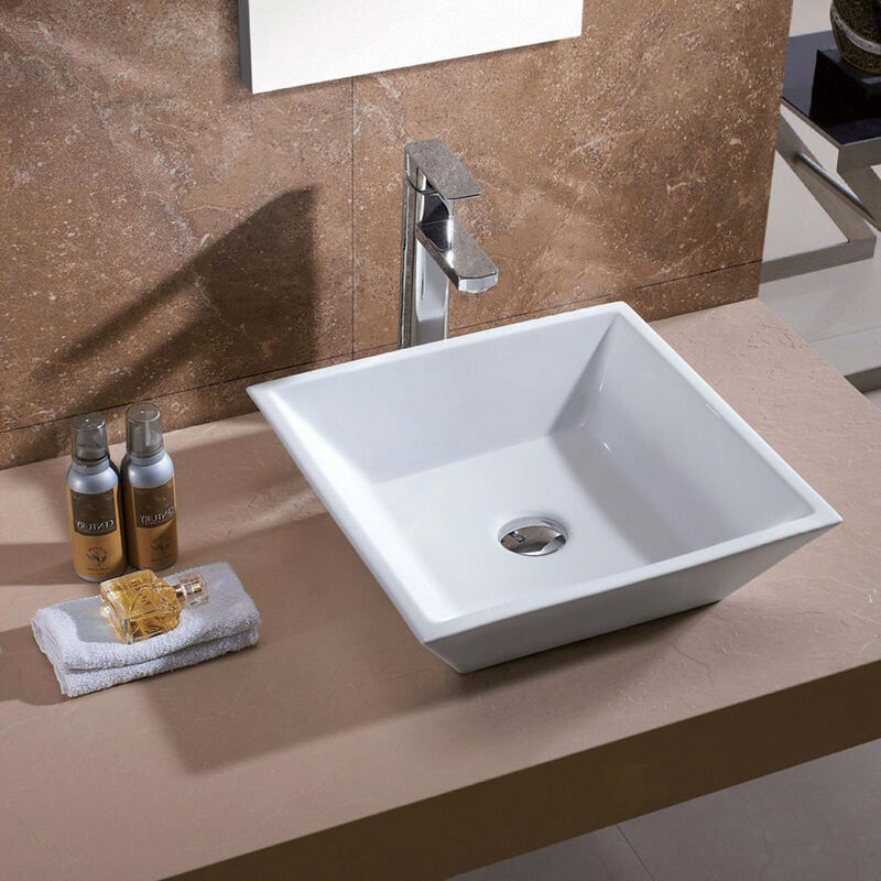 Stylish Ceramic Porcelain Vessel Basin Sink &ndash; Contemporary Bathroom Countertop Design