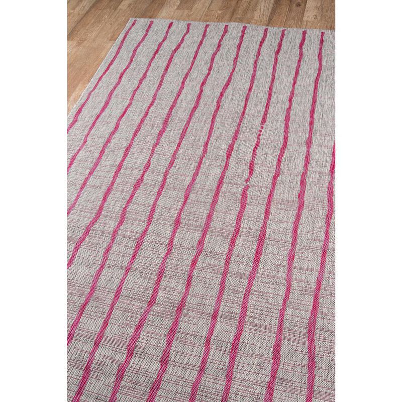 Novogratz Contemporary Rectangle Area Rug, Fuschia, 7'10 X 10'10