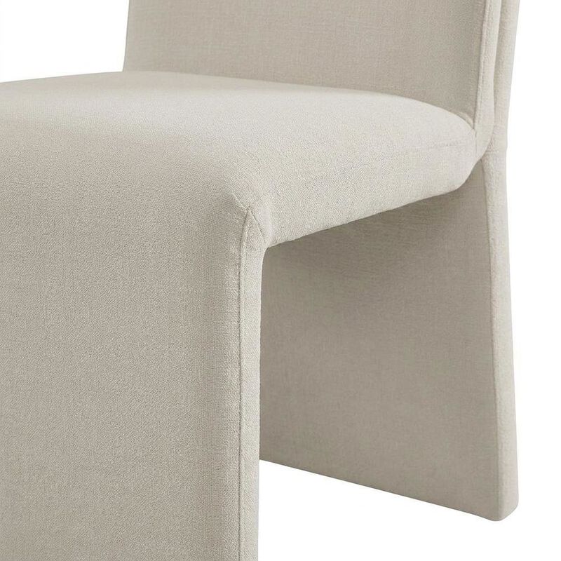 Wooden Upholstered Dining Side Chair with Cushioned Seat, Slate Blue image number 6