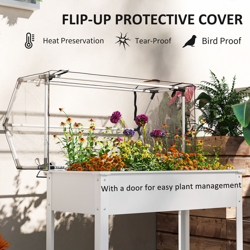 Hivvago Elevated Vegetable Planter with Drainage Hole image number 3