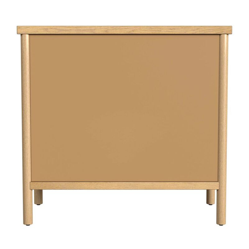 Butler Specialty Lennon 3 Drawer Rounded Leg Dresser, Light Brown