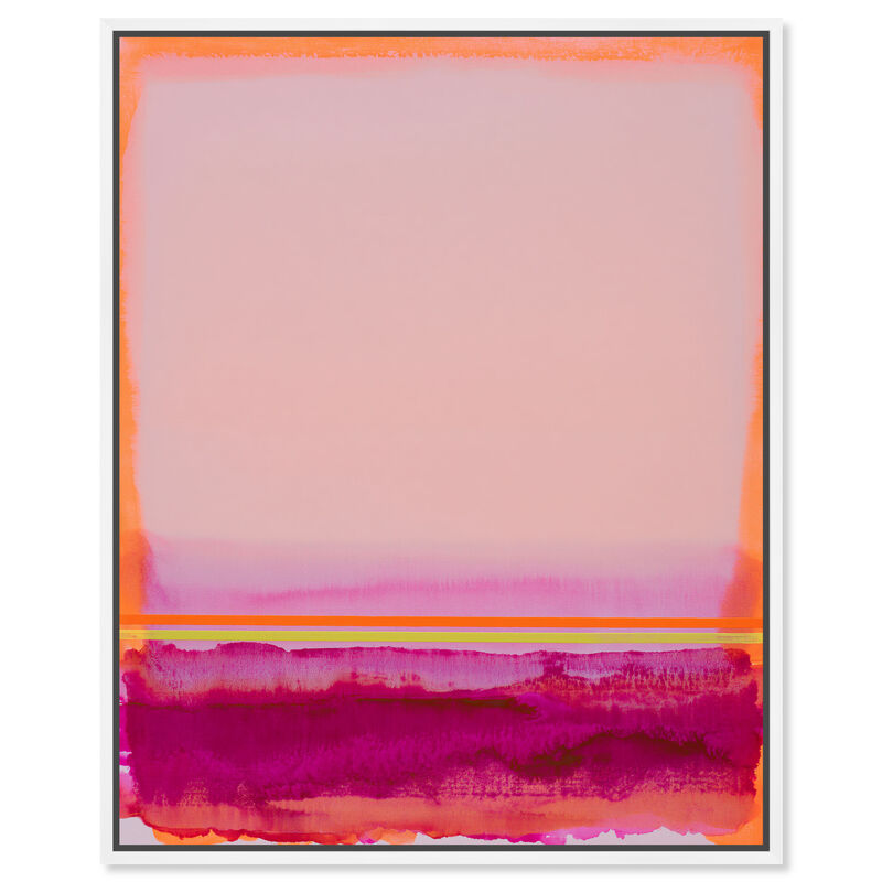 Pale Sunrise I Abstract Canvas Print by Art Remedy image number 0